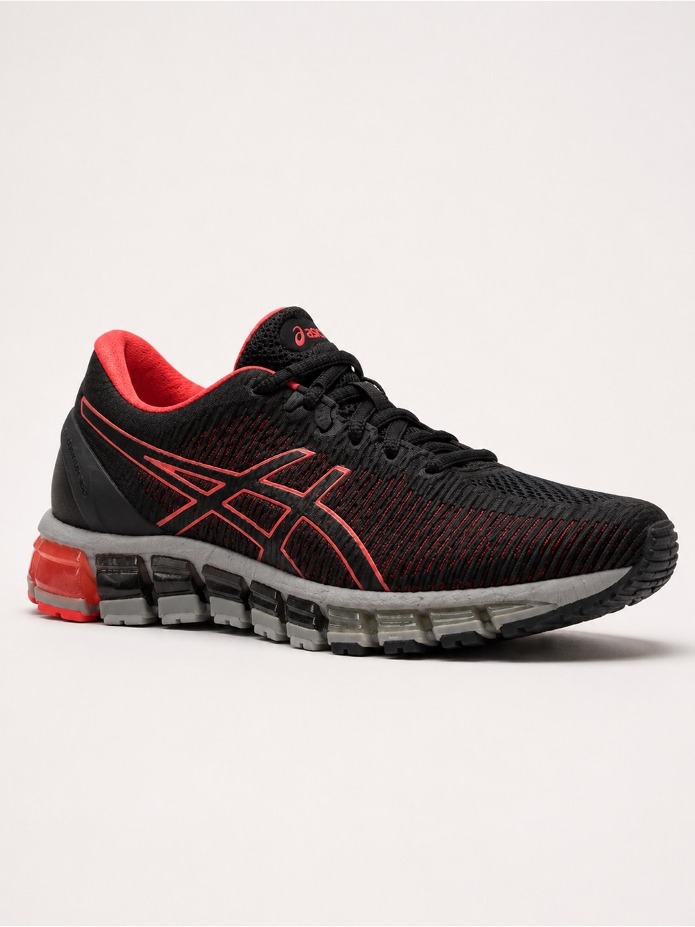 ASICS Quantum 360 CM Running Shoes - Black & Red Accent